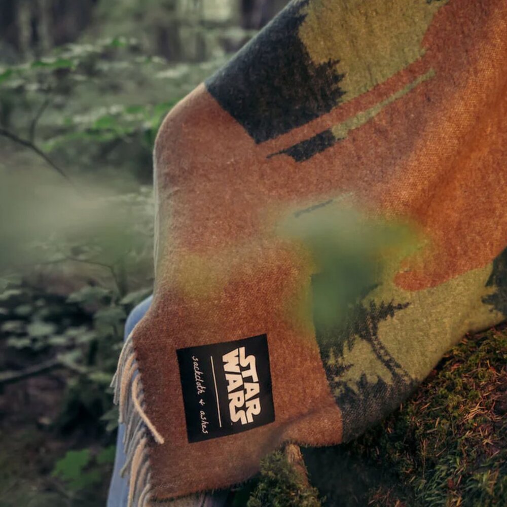 BRAND NEW IN PLASTIC Sackcloth & Ashes Star Wars Endor Blanket